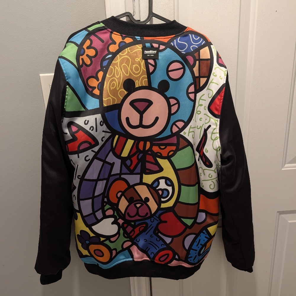 Fresh Hoods And Romero Britto Bear Bomber
